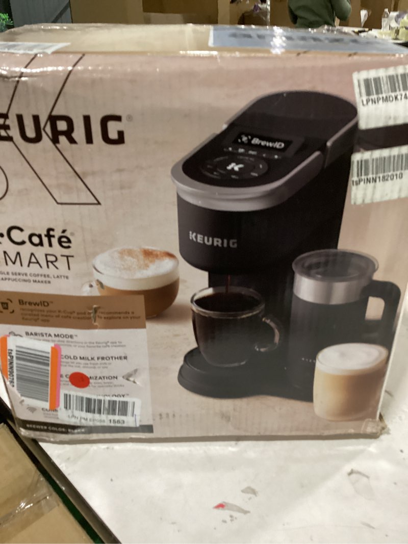 Keurig K-Cafe SMART Single Serve K-Cup Pod Coffee Maker, Black