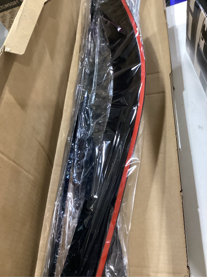 Condition photo showing As Is for Window Visors Rain Guards for 2019-2025 Dodge Ram 1500 Crew Cab (New Body Style), Out-Channel Window Vent Wind Deflectors Visors Shades for 19-25 Ram 1500 Full-Size Cab 2019-2025 Ram 1500 crew cab