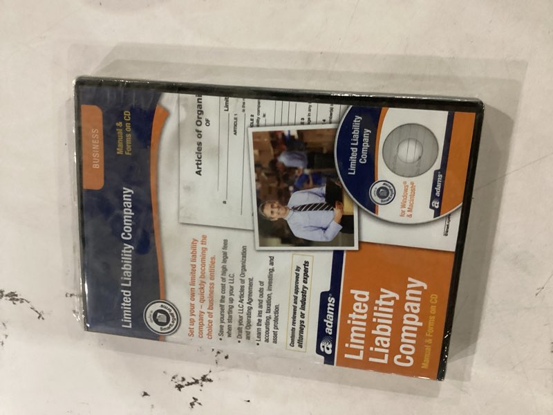 Condition photo showing New/Like New for adams® limited liability companies, cd