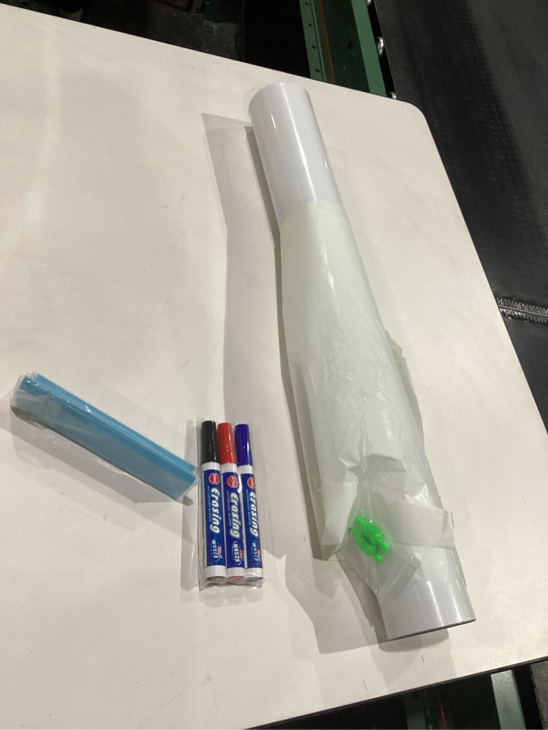 Warasee Magnetic Whiteboard Contact Paper, 36" x 24" Self Adhesive Dry Erase White Board Wall Sticke