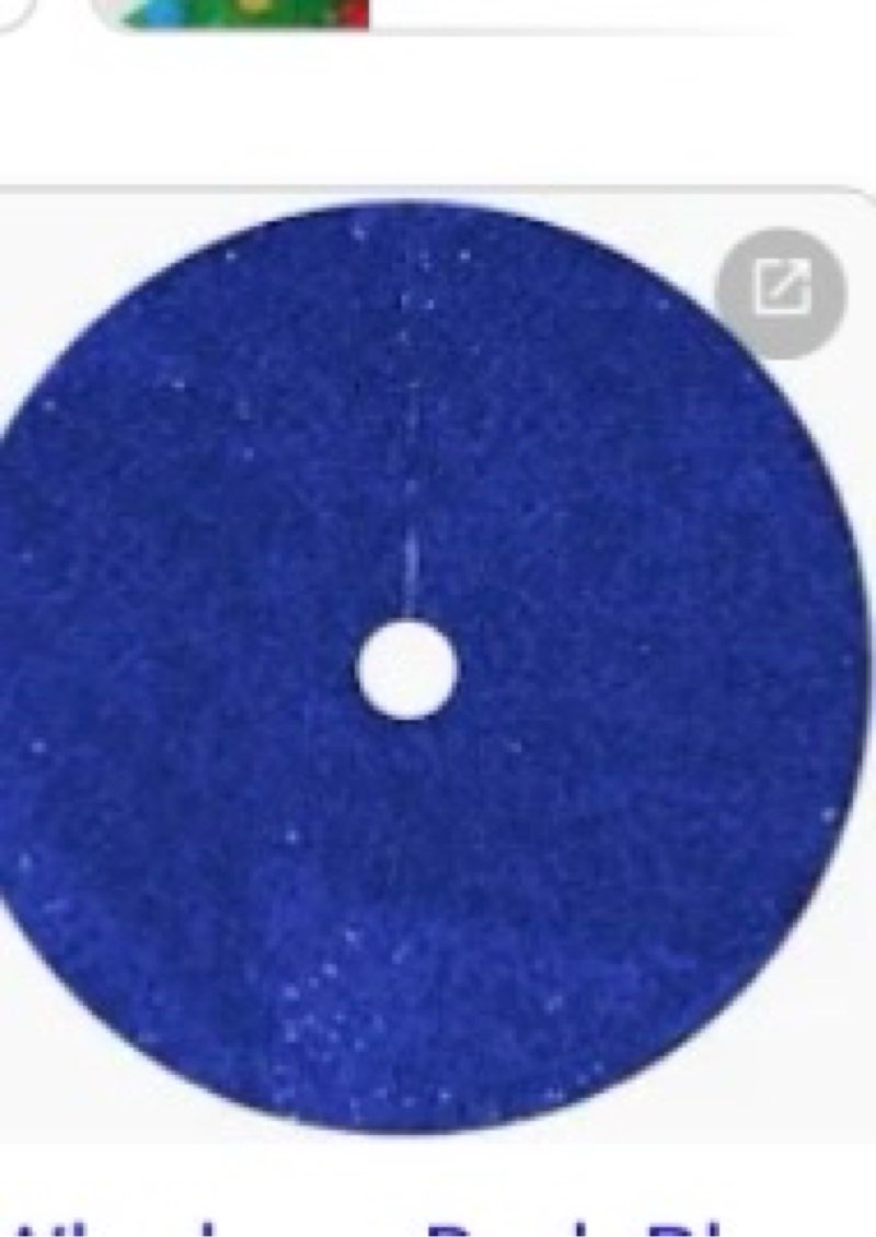 Wloeloew dark blue sequin christmas tree skirt 48 in 