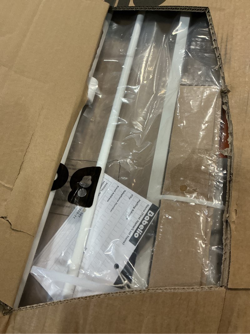 Condition photo showing Good Condition for BABELIO New Version Baby Gate with Cat Door Adjustable,29-40" Metal Pet Door for Stairs & Doorways,Pressure Mounted,No Tools Needed,White White 29-40" Wide, 30" Tall