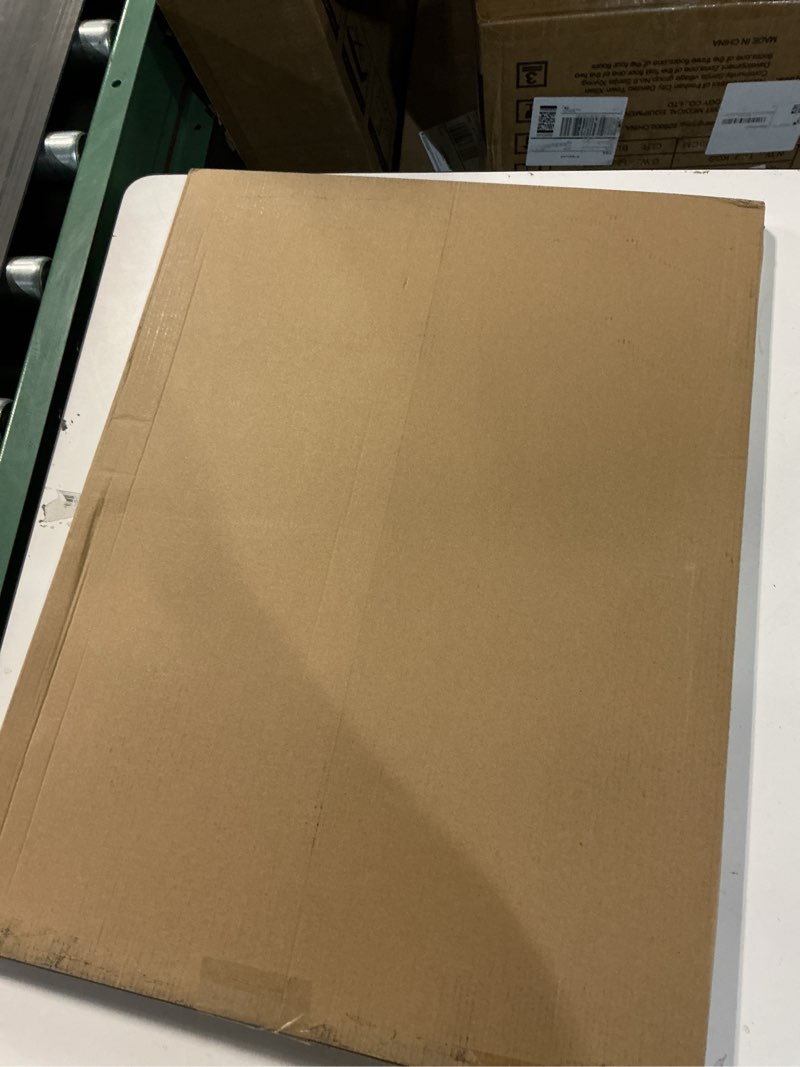 Condition photo showing New/Like New for upsimples 18x24 picture frame, display pictures 16x20 with mat or 18 x 24 without, wall hanging poster frames, natural, 1 pack natural 18x24