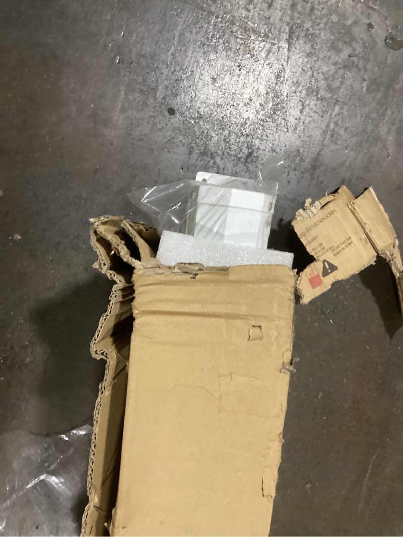 Condition photo showing As Is for YODOLLA 150" Projector Screen Motorized 16:9, 4K HD Pull Down Retractable Projection Screens Electric Automatic Wall Ceiling Movie Screen for Office Classroom Indoor with Remotes 150‘’ 16:9