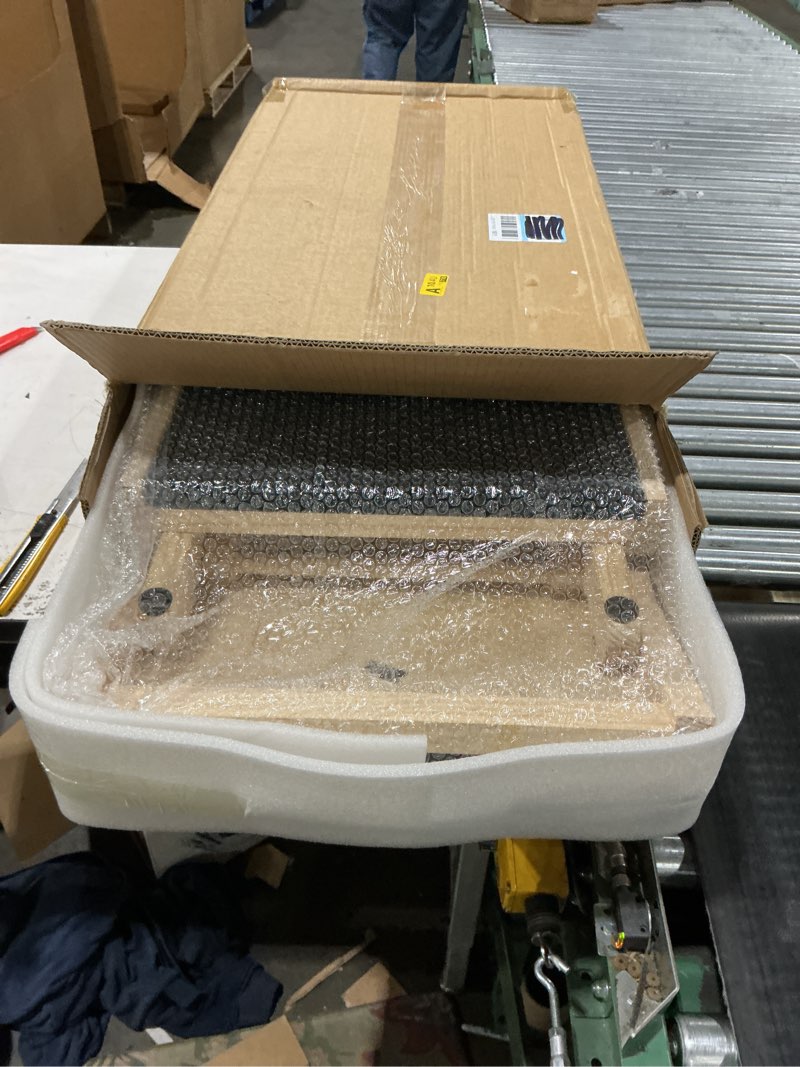 Condition photo showing New/Like New for dog ramp for bed, 64\" long foldable pet ramp for small large dogs, dog ramps for high beds car, high traction with platform 6 adjustable heights 24\" to 30\" up to 220lbs black black 64\"x 17inch