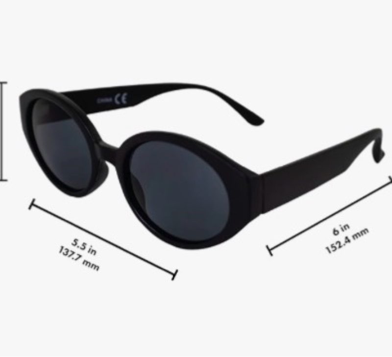 AlterImage Jackie Fashion Retro Sunglasses for Women Pair Black Frame w/Smoke Lenses