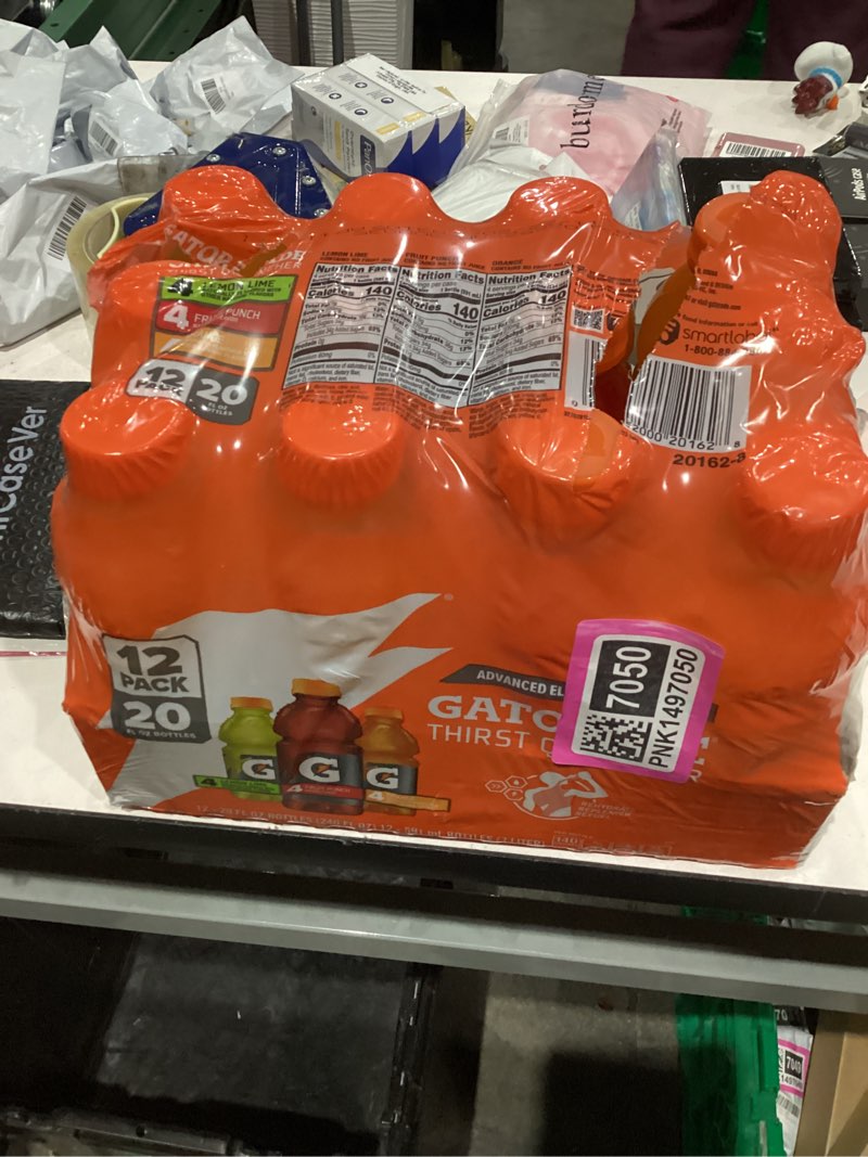 Condition photo showing New/Like New for Gatorade Thirst Quencher Sports Drink Variety Pack  20 oz  12 Pack Bottles