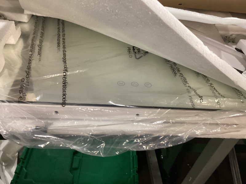 Condition photo showing New/Like New for Moonee Vanity Mirror with Lights, Hollywood Lighted Makeup Mirror with 15 Dimmable Bulbs and 10X Magnification, 3 Colors Modes, Light Up Mirror, Perfect Valentine's Day Gift for Her?23" x 18"? White 23"L x 18"W