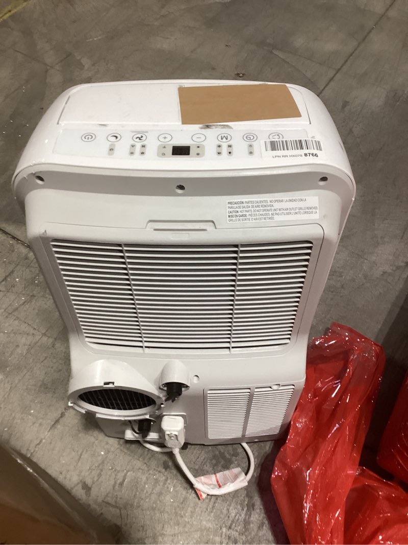 Condition photo showing As Is for Amazon Basics 4-In-1 Portable Air Conditioner, 13500 BTU (ASHRAE), Cools Up to 550 Sqf, Portable AC with Cool/Heat/Dry (Dehumidifier)/Fan-Only Functions, Auto Mode, Sleep Mode, Timer, White 13500 BTU With Heat Pump
