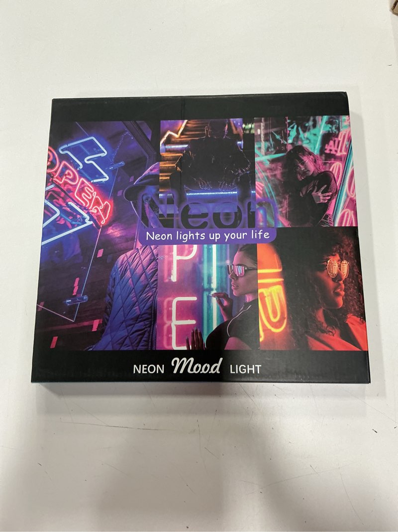 Condition photo showing New/Like New for Ineonlife Santa Claus Neon Sign, Merry Christmas Led Light Up Sign, Neon Sign Christmas Bar for Wall Decor Acrylic Board Suitable for Party Indoor Bedroom(13.4" x 13.8" / USB POWER)