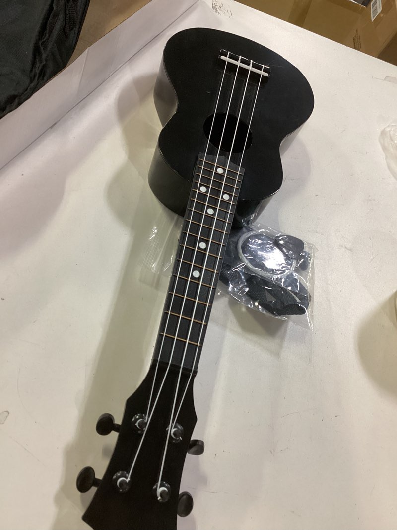 Condition photo showing Good Condition for Kids Toy Ukulele 21 inch Plastic Ukelele,Musical Instrument, Ukulele Toy Gift for Children Beginners with Bag Picks Strings (Light blue)
