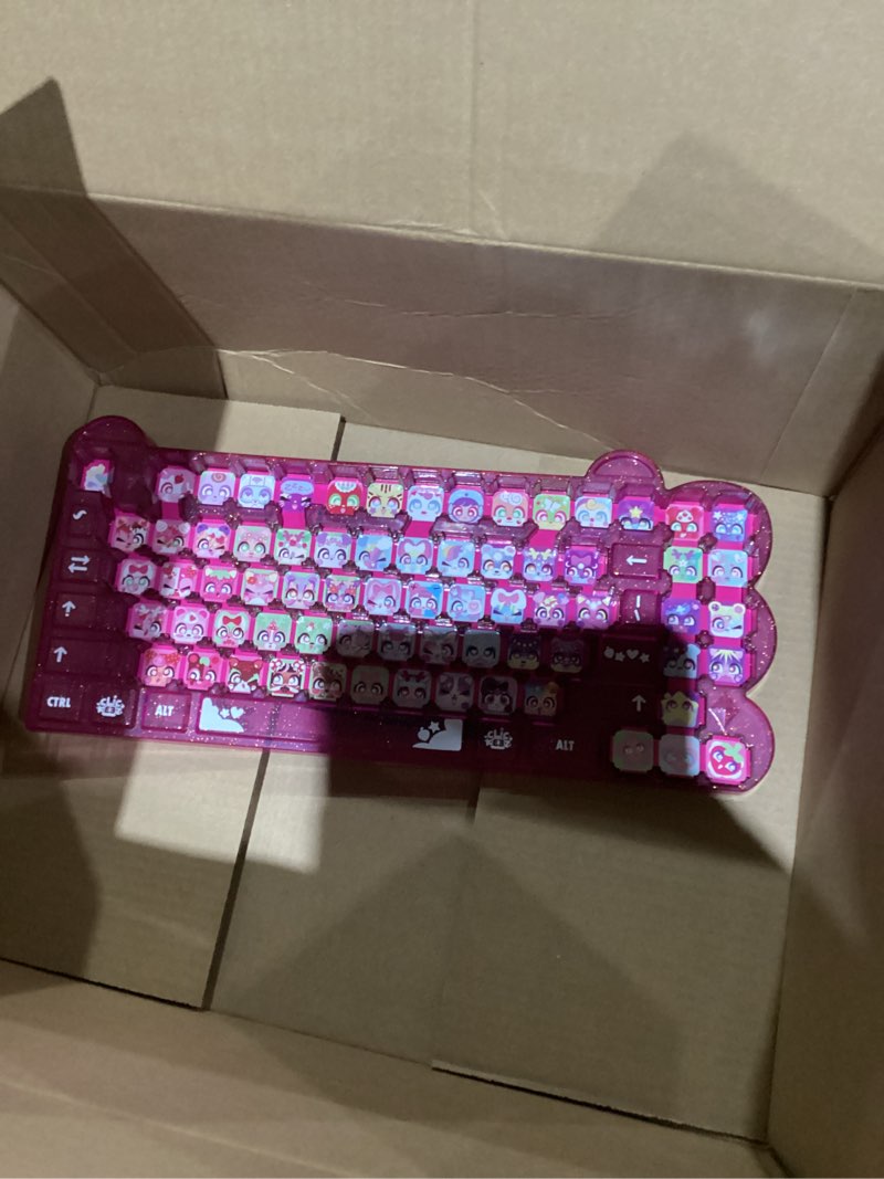 Condition photo showing As Is for Clickeez Keyboard Mega Pack - The Ultimate Starter Set | Includes Storage Keyboard & 15 with Exclusive Mega Pack Characters | Clickable Collectibles | Ages 6+