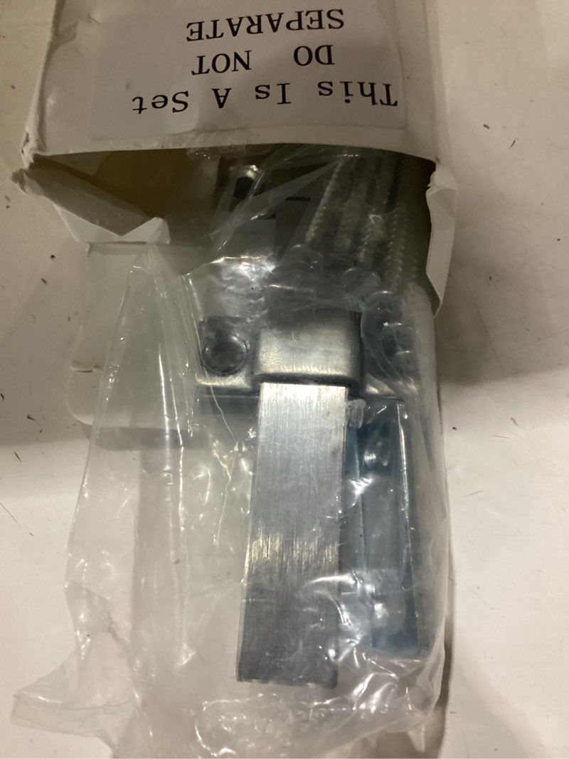 Condition photo showing Good Condition for hicarer 1 pcs surface bolt 6" heavy duty dutch door latch brushed chrome finish for swing interior exterior doors 6 inch silver 1