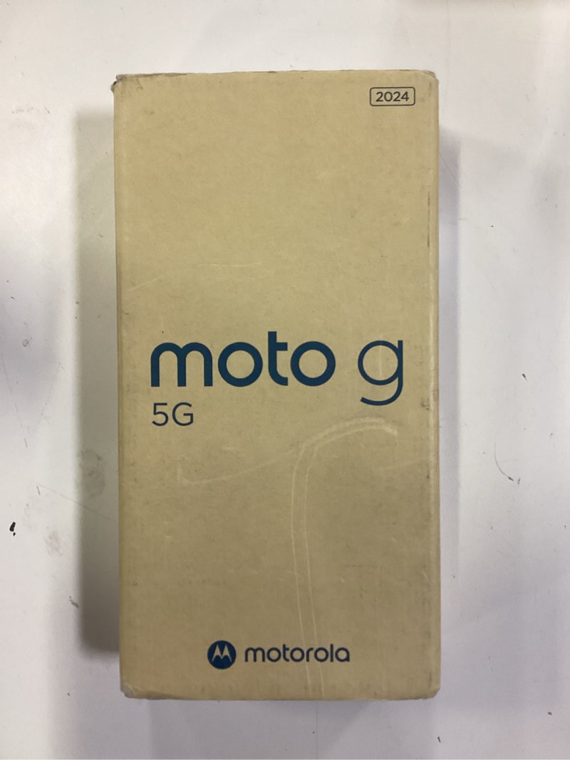 Condition photo showing New/Like New for motorola moto g 5g 2024, 128gb + 4gb ram, sage green *** working condition verified. no network or connectivity tests were performed.bidder be advised ***