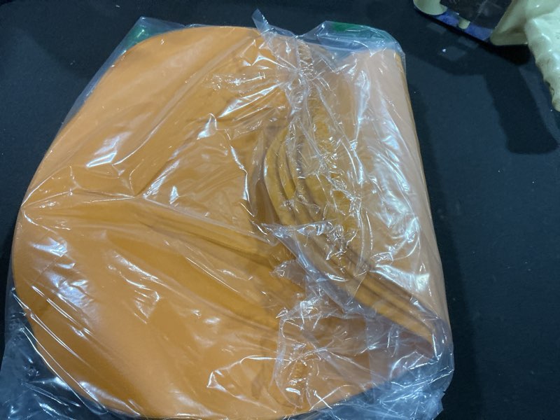 Condition photo showing Good Condition for Herda Faux Leather Fall Placemats Set of 6 Wipeable Washable Place Mats for Round Table Non-Slip Tab