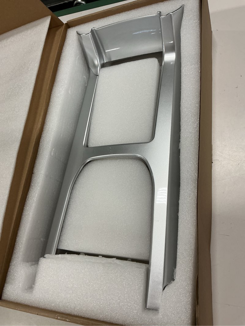 Condition photo showing New/Like New for Car Gear Shift Panel Cover Frames 1pc for Land Rover Discovery Sport 2015 2016 2017 2018 2019(Silver)
