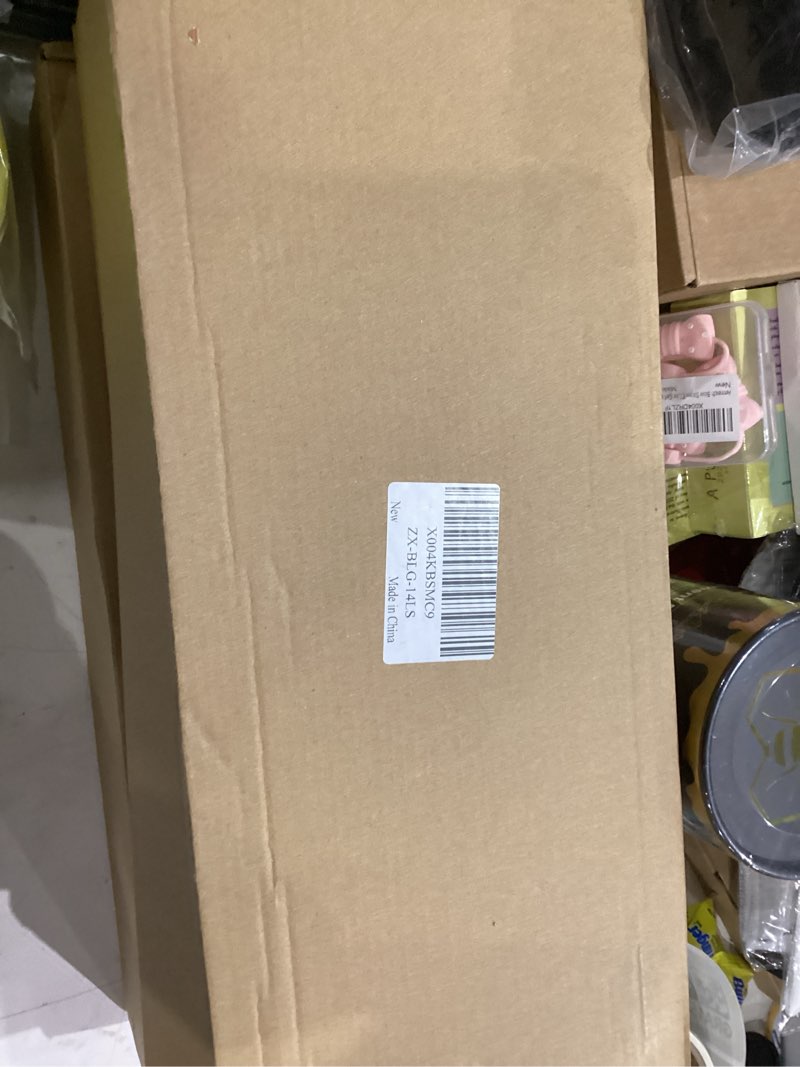 Condition photo showing New/Like New for Wall Mounted Garage Hooks Tool Organizer, 14 Inch Garage Storage Hook Heavy Duty Utility Wall Hangers Blue for Ladders, Hose, Garden Tools, Set of 4