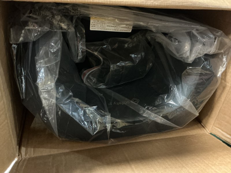 Condition photo showing Good Condition for safety 1st grow and go 2-in-1 booster car seat with comfortwings, converts high-back to backless, 19" wide, fits 3 across, lightweight, foldable, easy-clean, cup holders, 40-100 lbs, black sand
