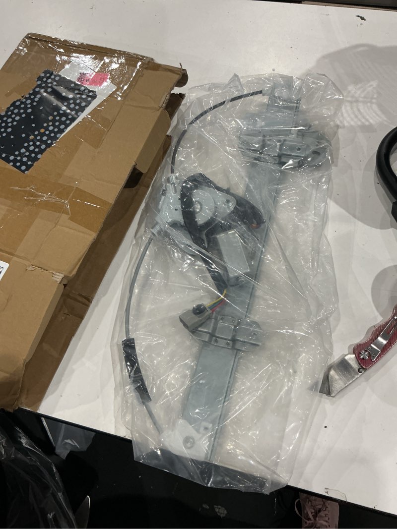 Condition photo showing As Is for findauto 741-734 power window regulator with motor fit for 1996-2000 for honda civic, front left driver side