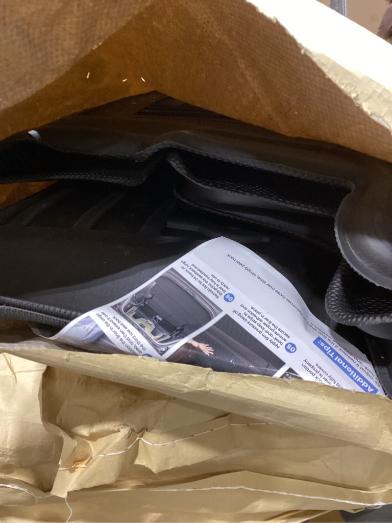 Condition photo showing New/Like New for falafa floor mats fit for 2015-2025 ford f-150/2022-2025 f150 lightning supercrew cab(rear w/o u-seat flat storage), tpe all weather floor liners, custom fit f150 truck mats, 1st and 2nd row