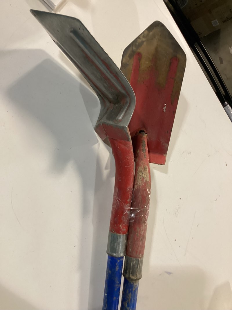Condition photo showing As Is for kobalt 40-in fiberglass handle trenching spade