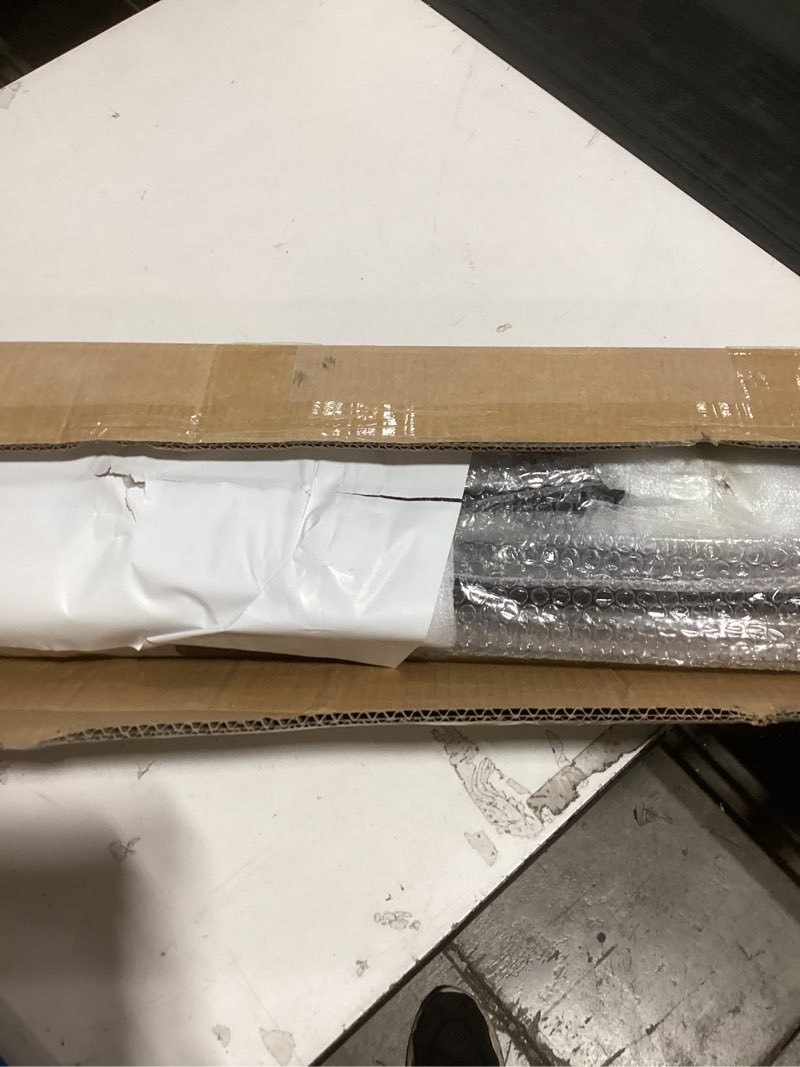 Condition photo showing Good Condition for 9 Pack Iron Balusters,Hollow Double Basket Iron Spindles Hollow Single Basket Staircase Balusters Single Twist 1/2" Square Stair Balusters with 18 Swivel Shoes Double & Single Basket 9