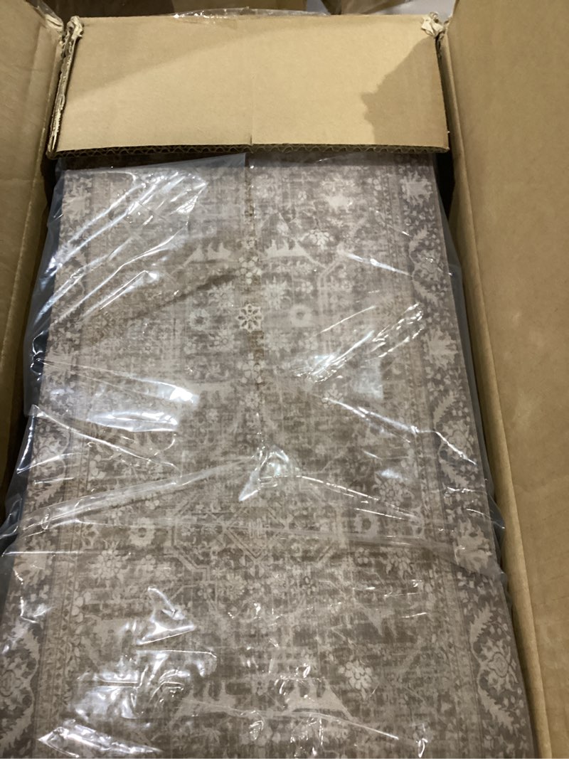 Condition photo showing Good Condition for Tiveney 15PCS 8"x30" Non-Slip Stair Treads, Polyester (PET) Carpet with Rubber Backing, Tan, Rectangular, Residential Grade, Staircase Step Treads 8" x 30" Tan 15