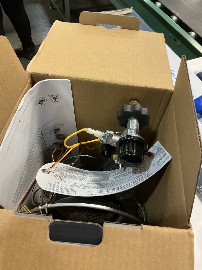 Condition photo showing Good Condition for 15,000 BTU Single Tank Top Portable Propane Radiant Heater,Grey/ Silver Space Heater