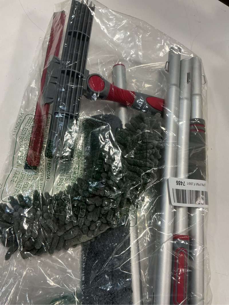 Condition photo showing Good Condition for DSV Standard Squeegee Window Cleaner Tool 2-in-1 Window Squeegee for Window Cleaning, 60” Window Cleaning Squeegee Kit with Bendable Head, Window Cleaning Tool With Extension Pole for Home, Car, Glass Window Squeegee Kit