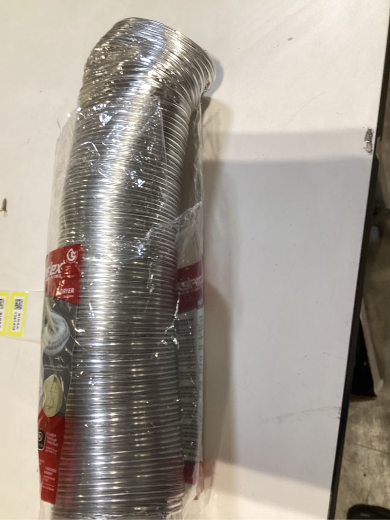 Condition photo showing As Is for rigiflex dryer vent ( silver ) item #1790033 | model #1790033
