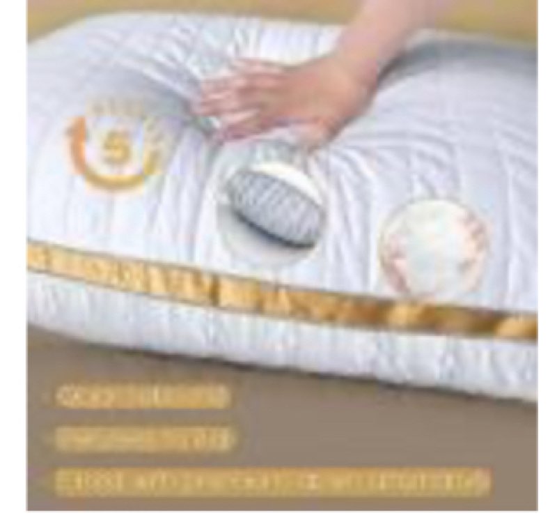 mislili  Pillow Hotel Quality Bed Pillows for Sleeping, Pillows Support & Comfortable, Down Alternative Pillows for Back, Stomach or Side Sleepers 18”x30”