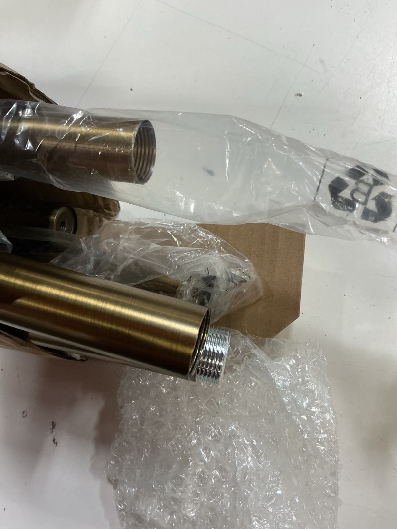 Condition photo showing Good Condition for curtain rods for windows 18 to 88 inch,adjustable heavy duty metal 1 inch decorative blackout drapery rods with round ball crystal bead finials 18"-88" antique bronze