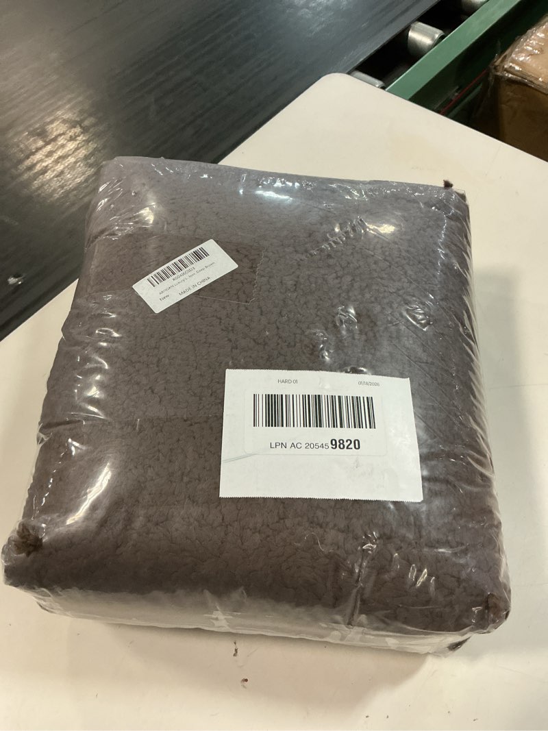 Condition photo showing New/Like New for arogan luxury long bathroom runner rug, 24x60 inch thick soft and absorbent non slip bath mat, rubber backing quick dry rugs carpets, machine washable plush mats for shower floor, deep brown 2' x 5' (24" x 60") deep brown