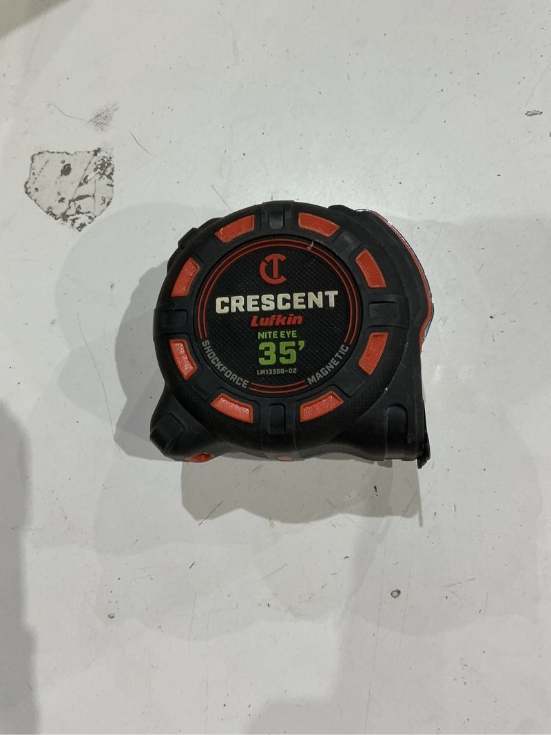 Condition photo showing Good Condition for crescent lufkin orange shockforce nite eye 35-ft magnetic tape measure