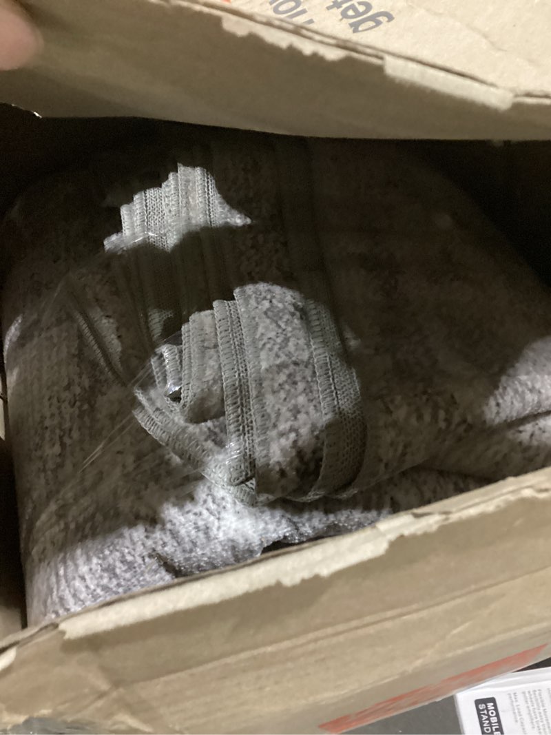 Condition photo showing New/Like New for HOMBYS 12x15 ft Modern Abstract Area Rug for Living Room Bedroom, Large Boho Floor Carpet with Non-Slip Backing for Indoor Office Dining Room, Traditional Home Deco, Machine Washable, Grey 12 x 15 ft Grey