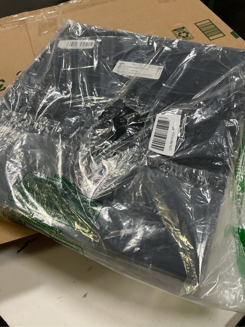 Condition photo showing Good Condition for Lacura Wheelchair Backrest, 16"W x 17"H, Soft, Comfortable, and Supportive Wheelchair Back Pad, Back Support Maximizes Patient Comfortability, Helps Improve Posture, and it is Easy-to-Clean