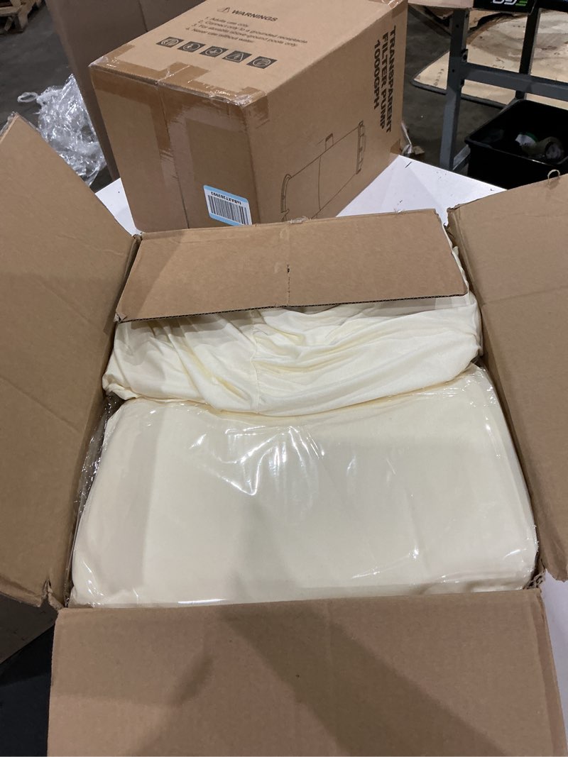 Condition photo showing Good Condition for holidayideas 60 inch beige spandex round table skirts,fitted stretch tablecloths for round 5 ft table, wrinkle-free ruffle design tablecloths for banquets,wedding,trade shows, parties, events, 6 pcs butter cream 60r inch| 6 pack
