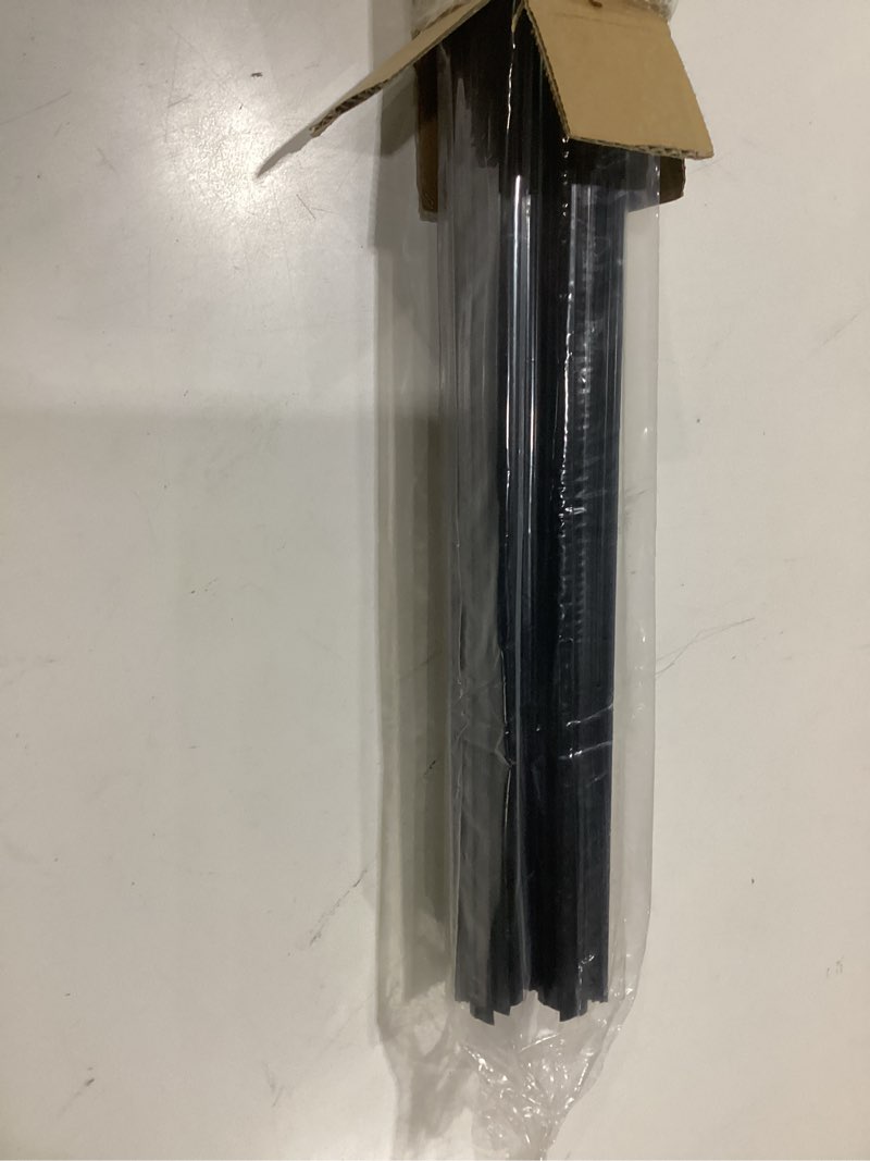 Condition photo showing New/Like New for 4 pcs replacement door bottom with vinyl fins 36" long 1 3/4" wide threshold seal bottom of door weatherstrip kerf weather stripping for 7/8" between barbs (black) 4 black