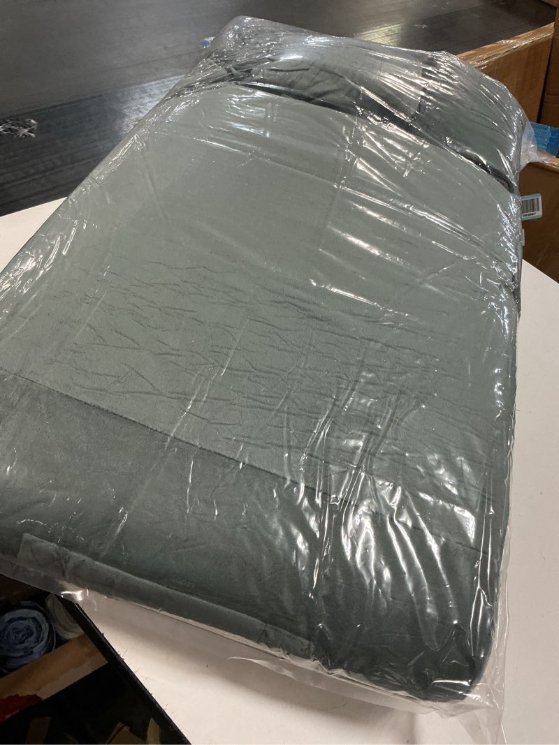 Condition photo showing New/Like New for Kayfia Reading Pillow, 10 in 1 Back Pillow for Bed Sitting up with Detachable Arms Rest, Back Rest with Gel Memory Foam, Husband Pillow for Reading/Gaming/Working in Bed or Couch 19", Gray Gray Standard (19")