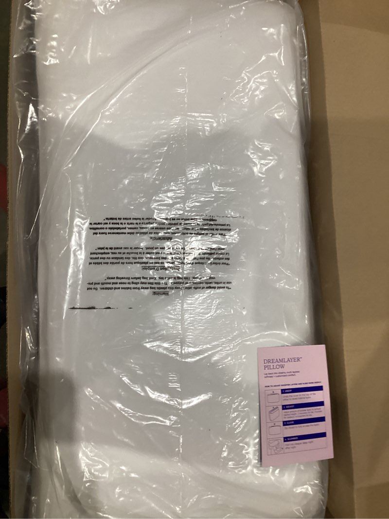 purple dreamlayer pillow - king size, multi-layered gelflex grid & microair foam for support & press