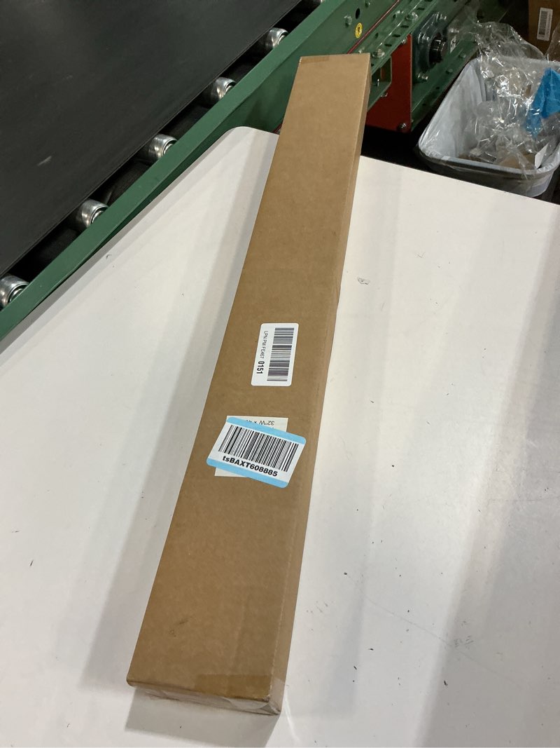 Condition photo showing New/Like New for LazBlinds Cordless Cellular Shades, No Tools No Drill Blackout Honeycomb Shades Pleated Blinds for Windows, 32'' W x 48'' H, Silver White Blackout-silver White 32'' W x 48'' H