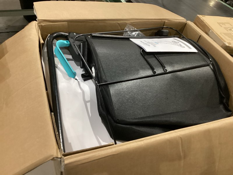 Condition photo showing Good Condition for 36v 15" brushless cordless electric dethatcher and scarifier compatible with makita 18v battery(tool only), w/12gal thatch collection bag, 5-depth adjustment, quick-fold, walk behind for lawn care