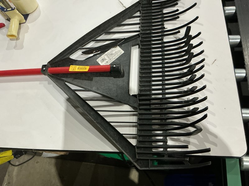 Condition photo showing As Is for craftsman 26-in poly leaf rake with st