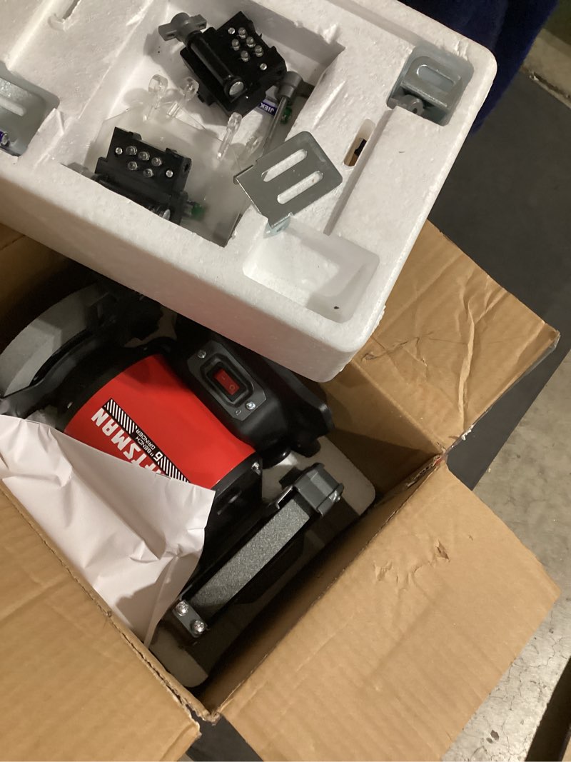 Condition photo showing As Is for 2037630 6 in. 2.1A Bench Grinder