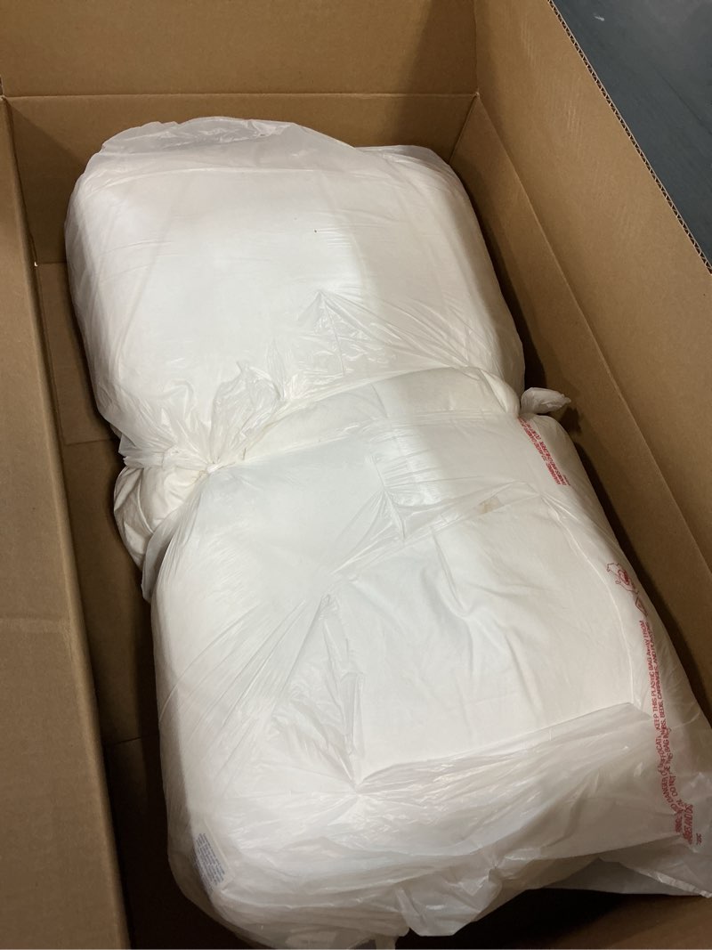 Condition photo showing As Is for mckesson medical pillow [1 count] reusable hospital bed pillows, vinyl cover, fluid moisture and stain-resistant, white, 19 in x 25 in 19 x 25 inch ( 1 count)