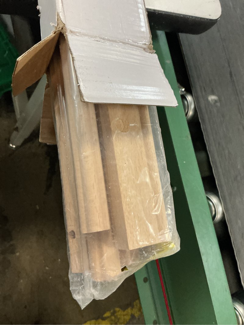 Condition photo showing Good Condition for meeden wood easel stand for display: wooden display tripod stand for posters pictures paintings - wedding decor holder for welcome sign natural color