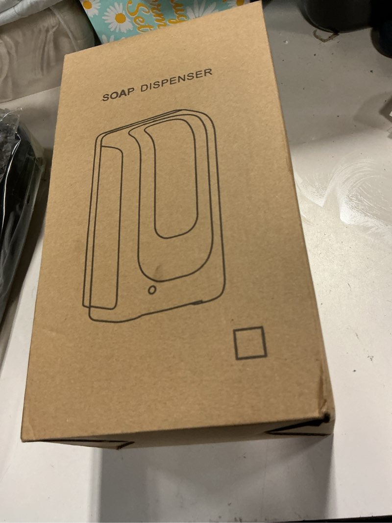 Condition photo showing New/Like New for automatic touchless gel hand sanitizer / soap dispenser - 1200 ml, white