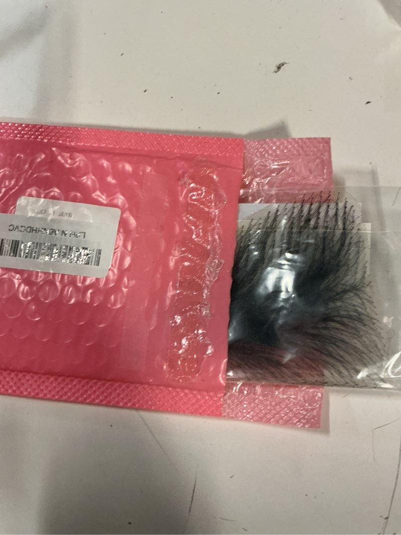 Condition photo showing New/Like New for Fake Private Hair False Body hair Invisible Realistic Bikini Body Hairs Fake Chest Hair(Natural Black)