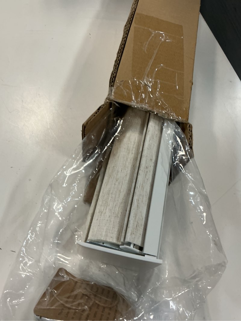 Condition photo showing Good Condition for persilux light filtering roller shades for window blinds,cordless,linen fabric,thermal insulated fabric uv protection shades for home,office,bedroom,door,light filtering-cream,25" w x 72" h 25"w x 72"h light filtering-cream