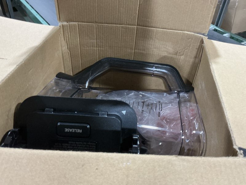 Condition photo showing As Is for Ninja BN751 Professional Plus DUO Blender, 1400 Peak Watts, 3 Auto-IQ Programs for Smoothies, Frozen Drinks & Nutrient Extractions, 72-oz. Total Crushing Pitcher & (2) 24 oz. To-Go Cups, Black 72oz Blender + 24 oz. Cups